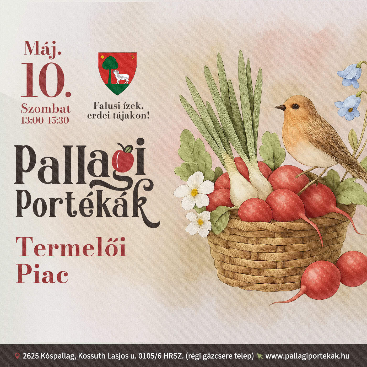 Pallagi Portékák – Májusi piac