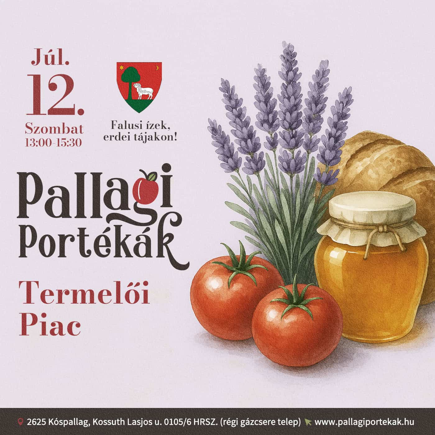 Pallagi Portékák – Júliusi piac