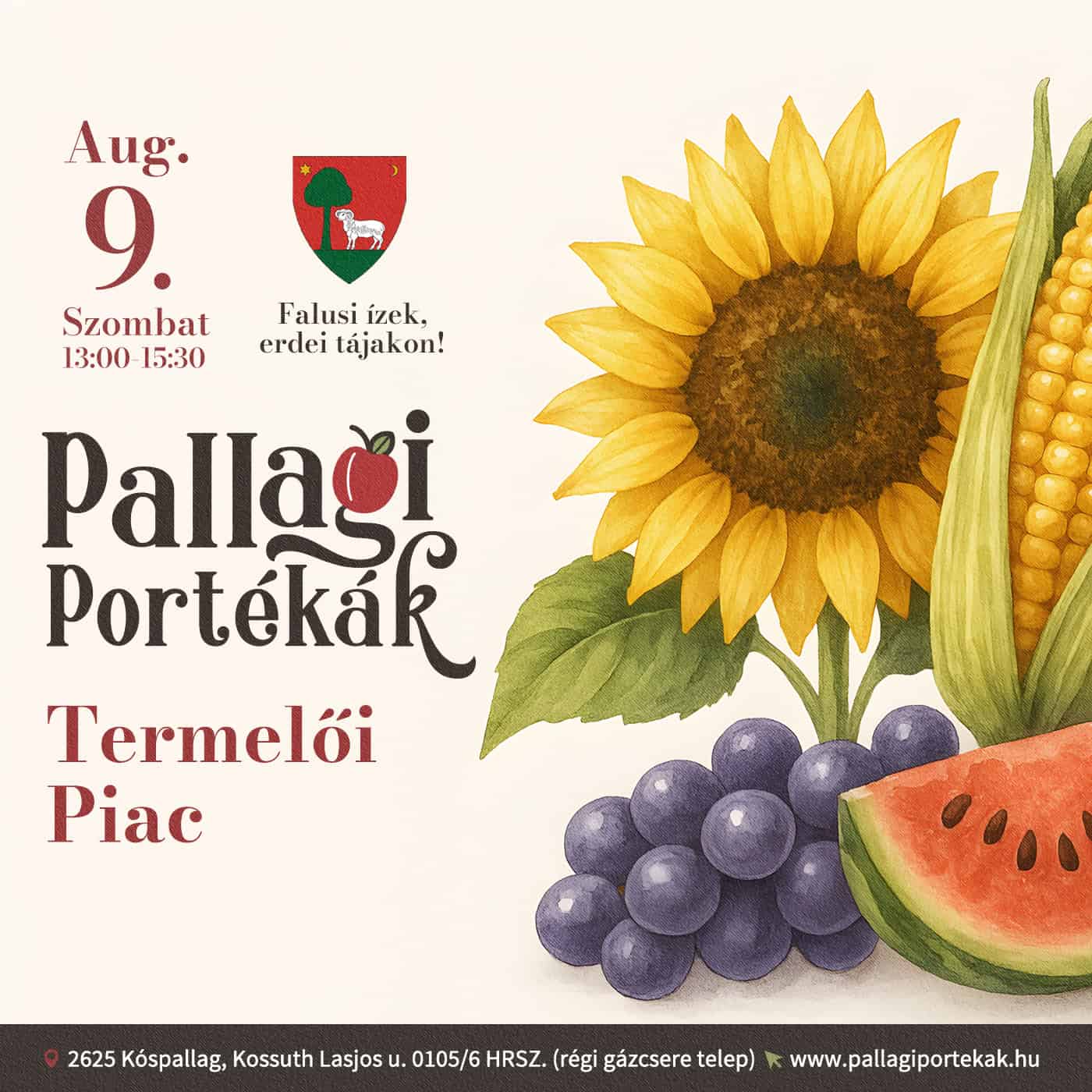 Pallagi Portékák – Augusztusi piac