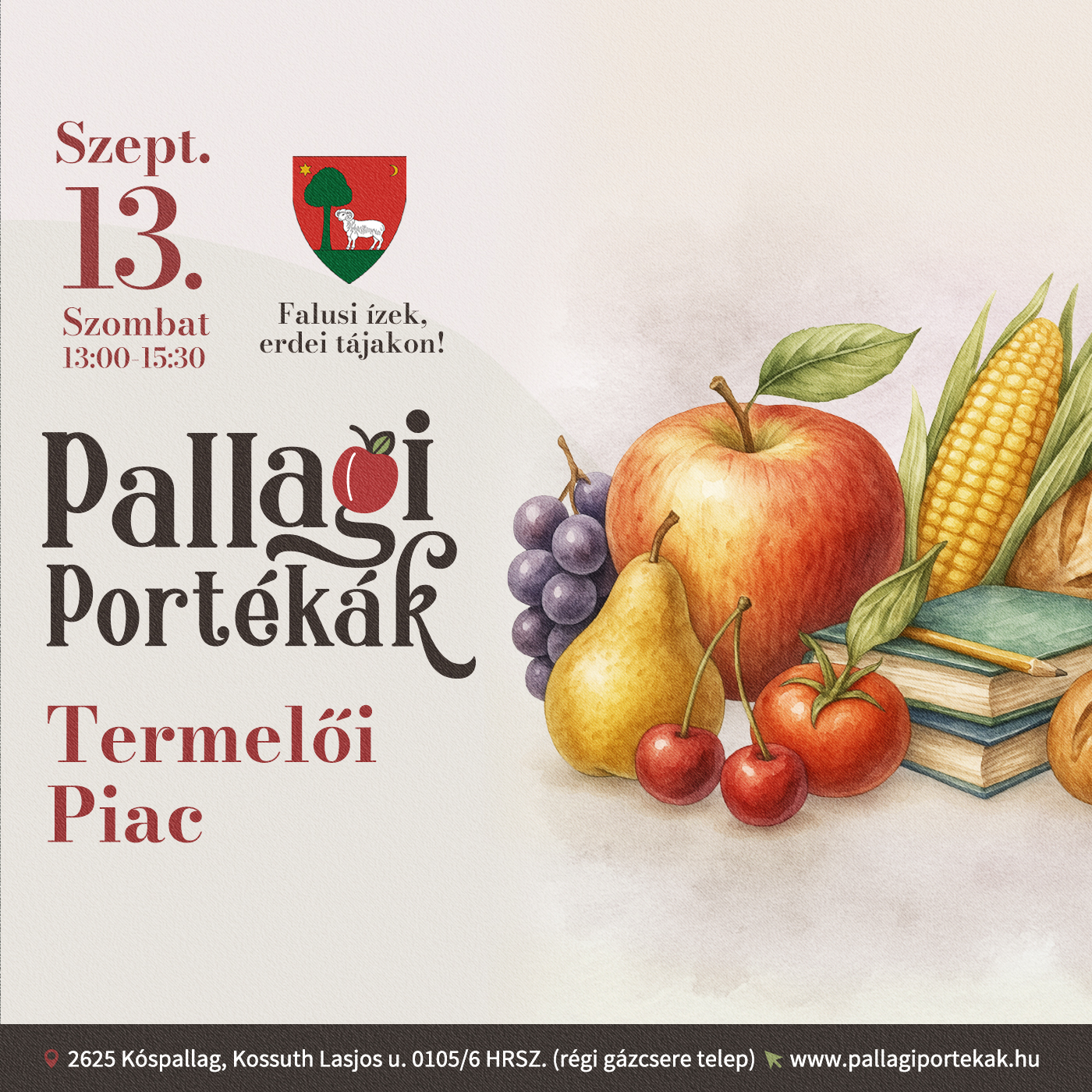 Pallagi Portékák – Szeptemberi piac