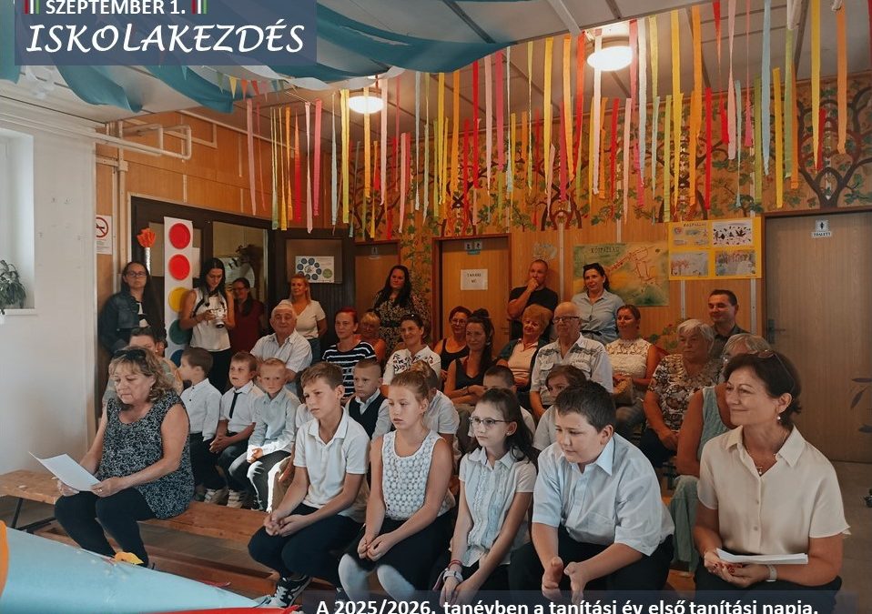 Iskolakezdés – Szeptember 1.
